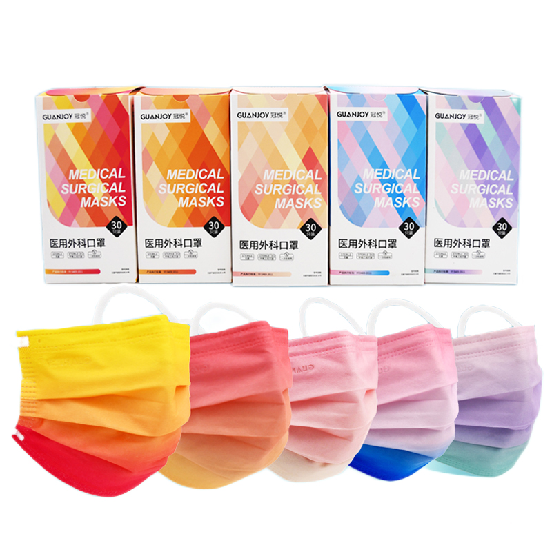 樂康醫(yī)療-冠悅漸變系列外科口罩